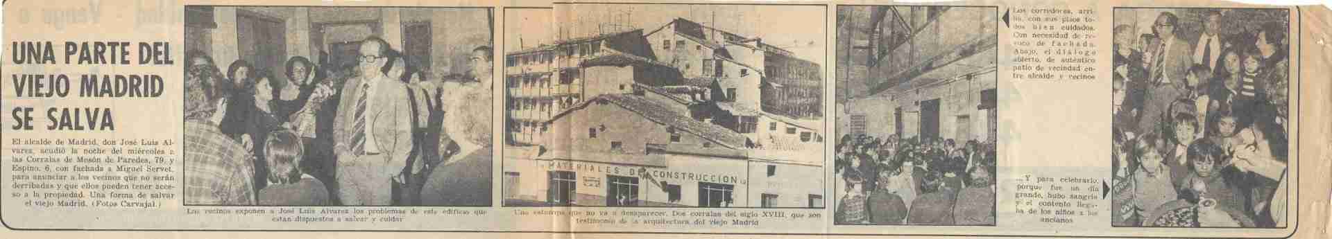 PERIODICOS DE 1978 HABLANDO DE LA ASOCIACION.