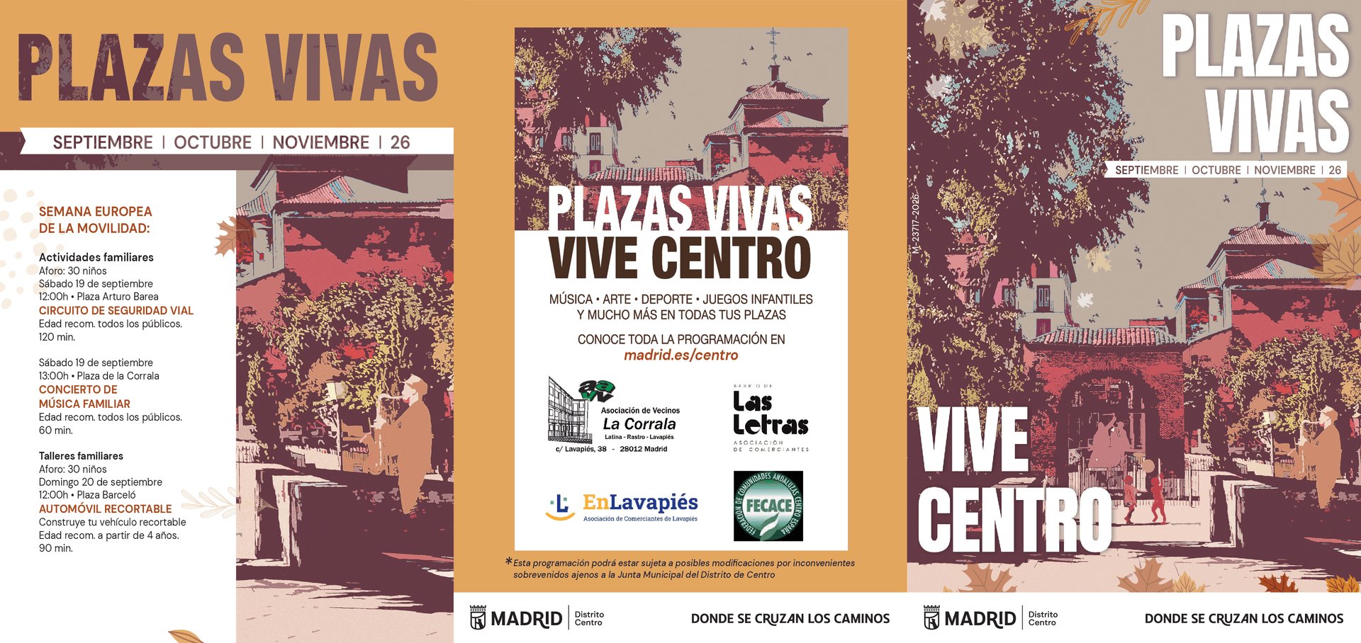 PLAZAS VIVAS DE SEPTIEMBRE A OCTUBRE
